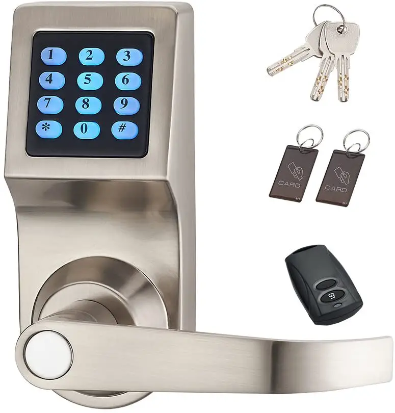 exterior electric door locks with keypad