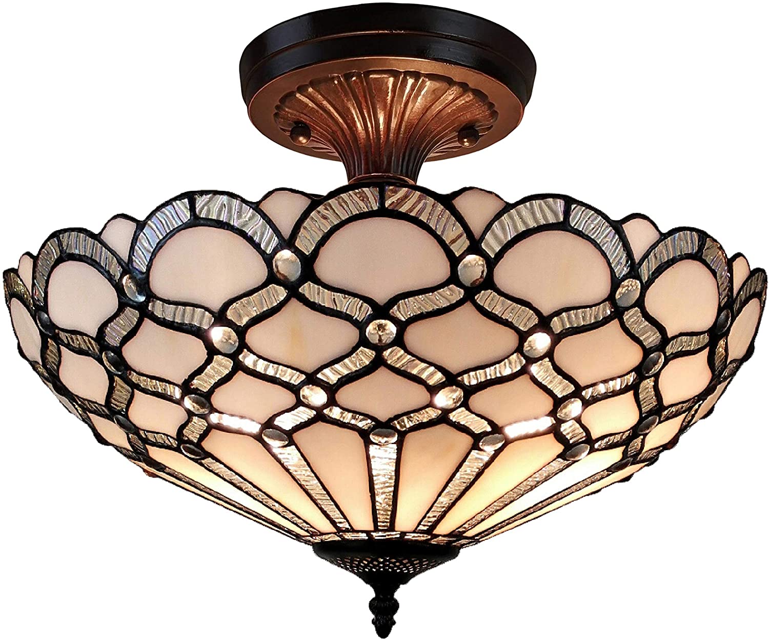 Tiffany Ceiling Light Fixture 