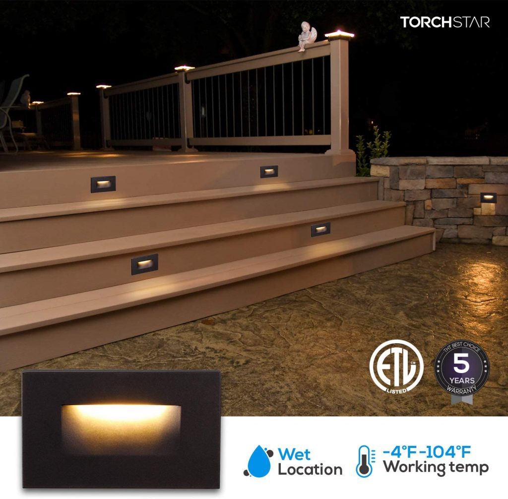 Outdoor Horizontal Step Light