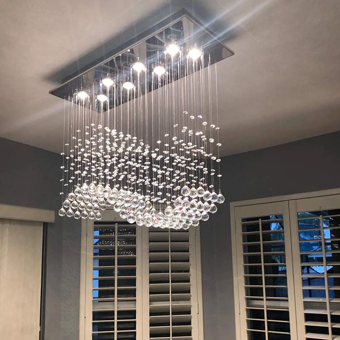 The 8 Best Modern Crystal Chandeliers for Dining Room - RatedLocks