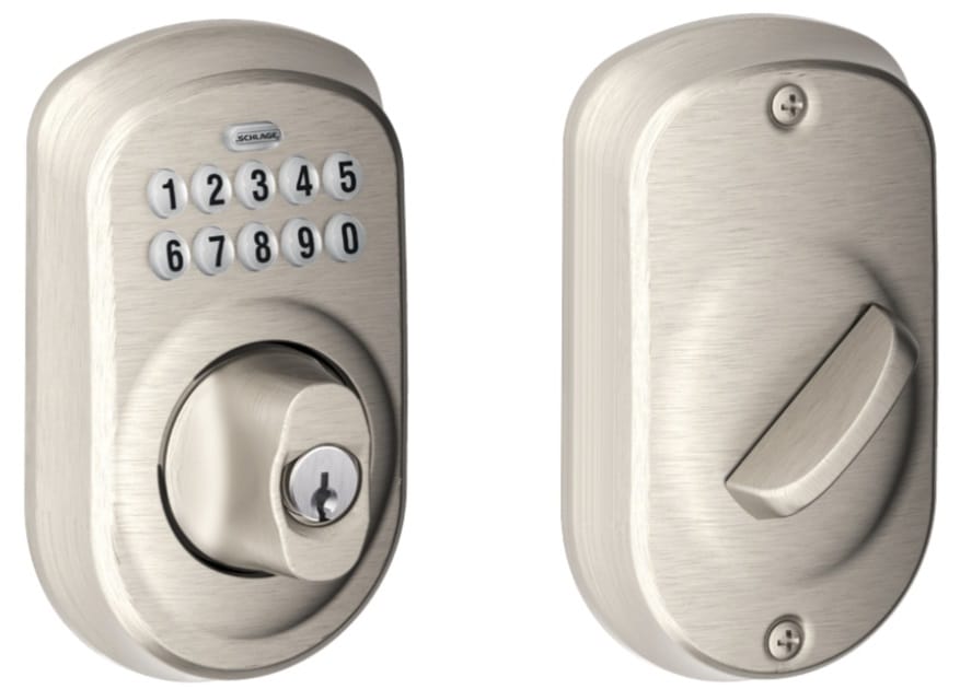 schlage keyless door lock not working