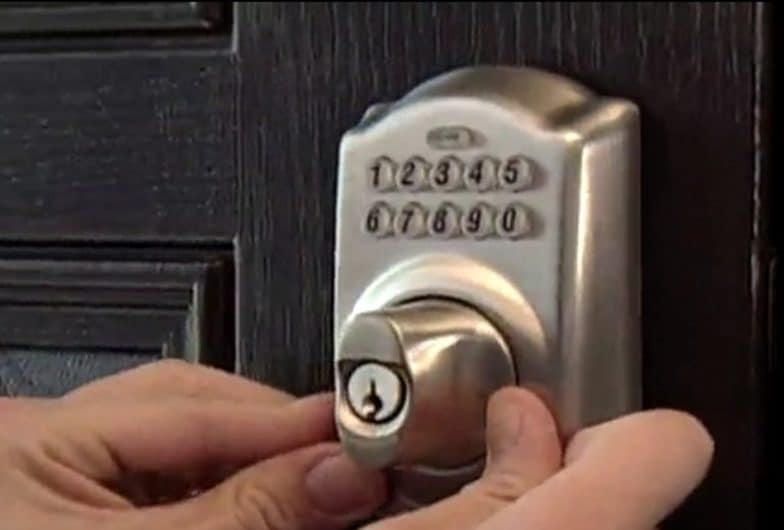schlage keypad lock instructions