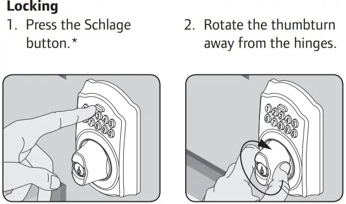 schlage keypad lock troubleshooting